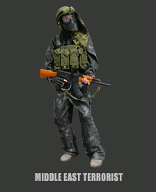 military paintball tactical set